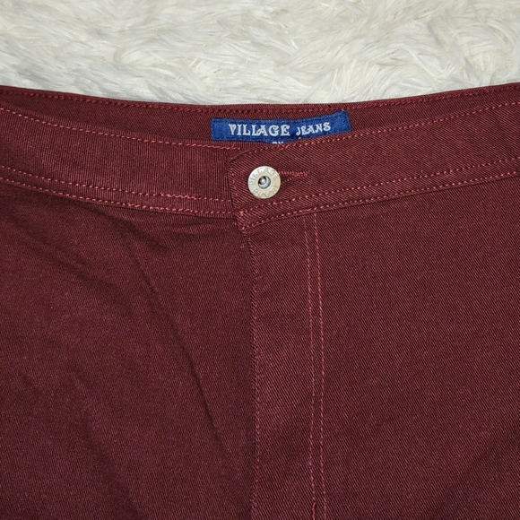 VILLAGE JEANS CRISS-CROSS TIE-UP FRONT JEANS - Picture 5 of 10